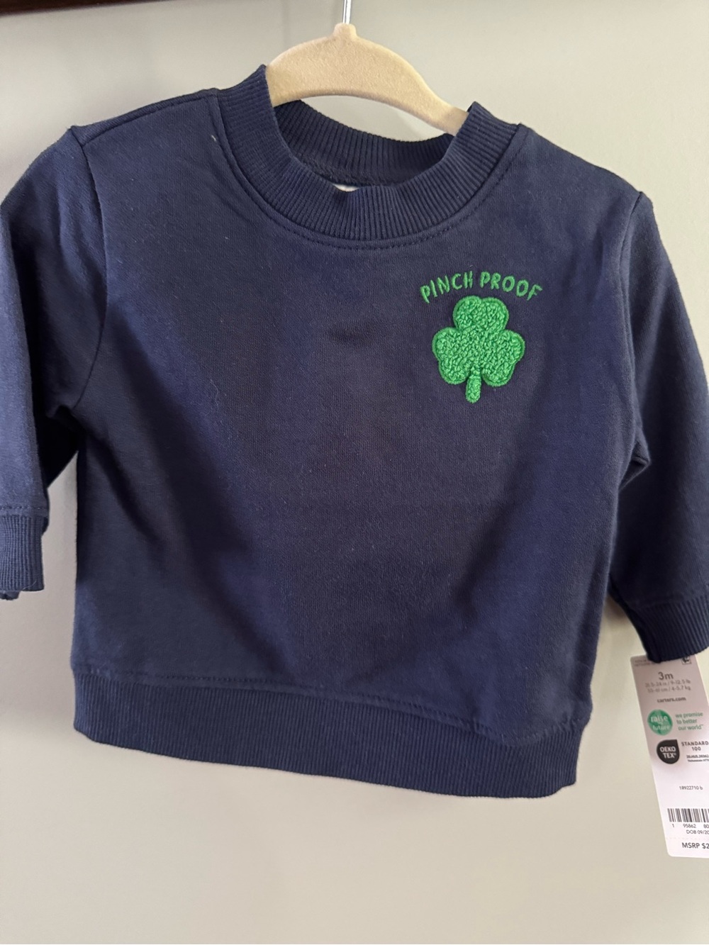 St. Patrick’s baby outfit